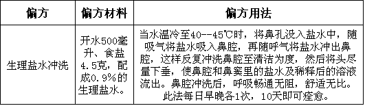鼻中隔偏曲的偏方